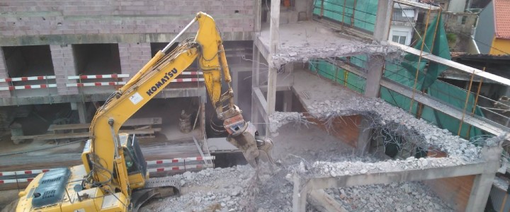 Demolição – Estrutura em Betão Armado