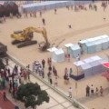 Baleia dá à costa na Póvoa de Varzim