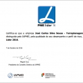8 anos consecutivos PME Líder (2009-2016)